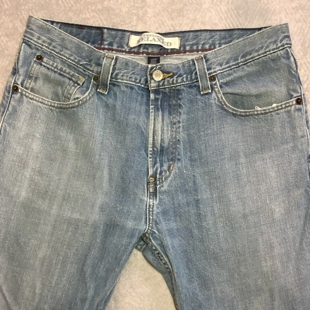 Tommy Hilfiger Freedom Relaxed Jeans 33x30 Straight Leg Denim
